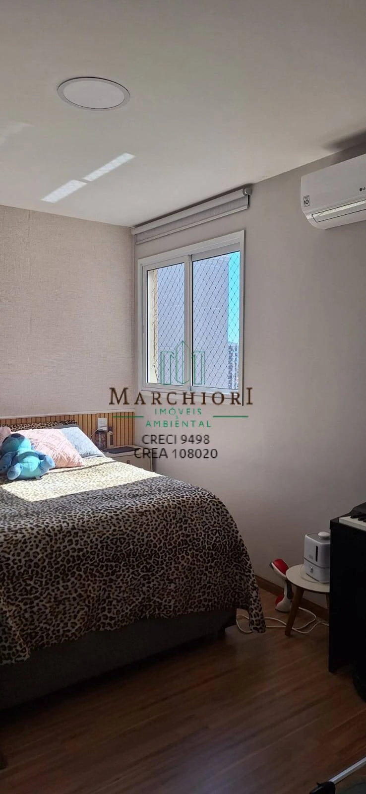 2 quartos. suíte, montado e decorado, 1 vaga