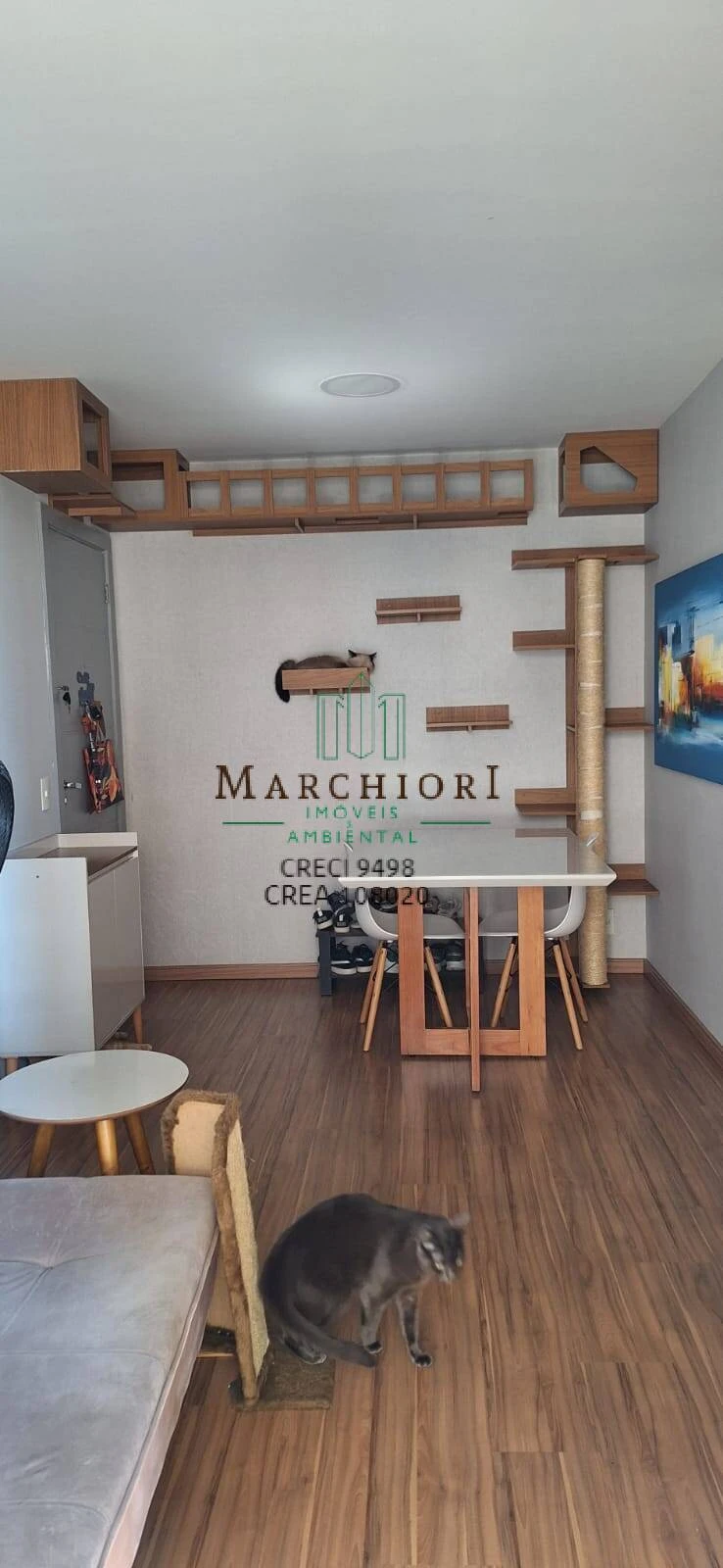 2 quartos. suíte, montado e decorado, 1 vaga