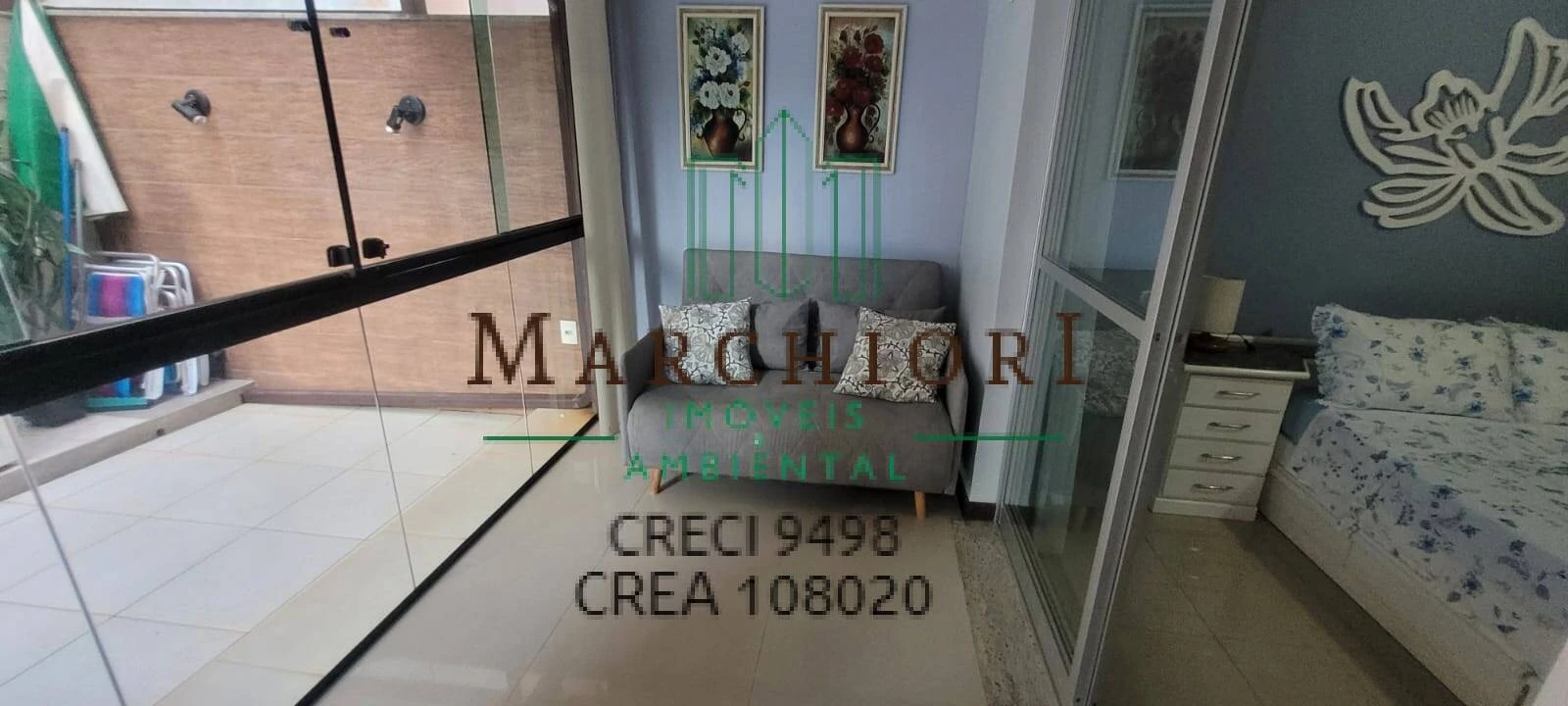 3 quartos, home office, 2 vagas, pé na areia