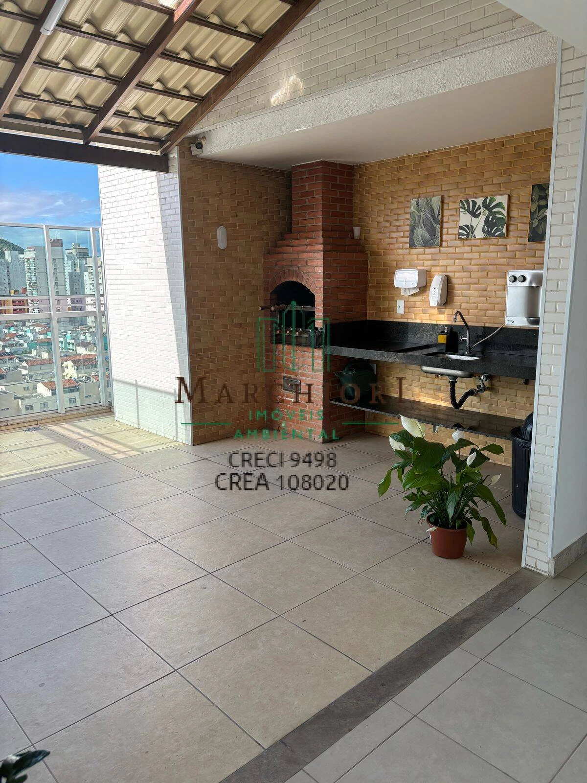 2 quartos montado e mobiliado itapua andar alto 1vaga