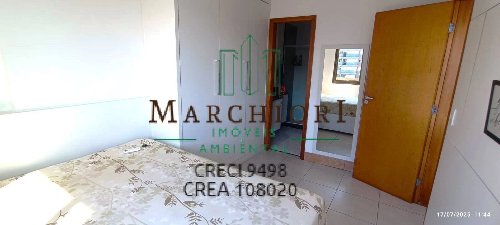 1 Quarto com varanda  Ampla Vista Livre do Mar sol manha montado